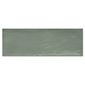 bulevar jade wall tile in 100x300mm with a bumpy gloss finish
