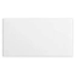 flat gloss white ceramic wall tile in 100x200mm