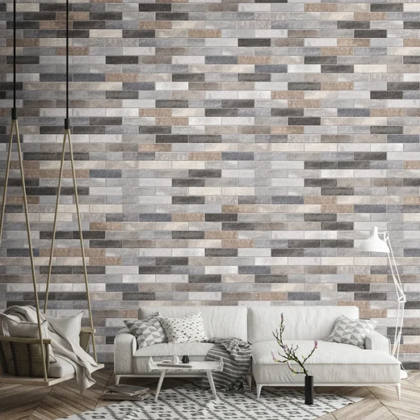 lisbon mix wall and floor tile, porcelain tile in 60x250