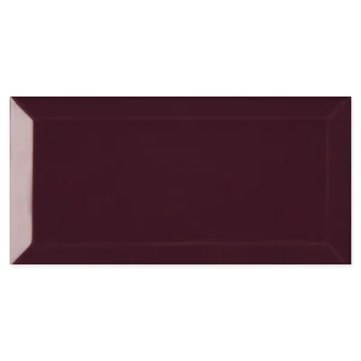 metro purple wall tile 100x200mm