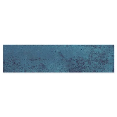 nebula rustic blue wall tile in 75x300mm ceramic gloss