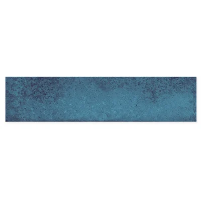 nebula rustic blue wall tile in 75x300mm ceramic gloss