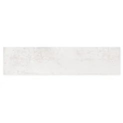 nebula rustic white wall tile in 75x300mm