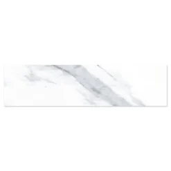 single tile image of marble grey subway tile in 75x300mm