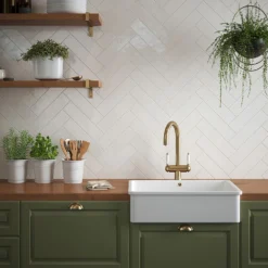 Handcrafted Cream Wall Tile
